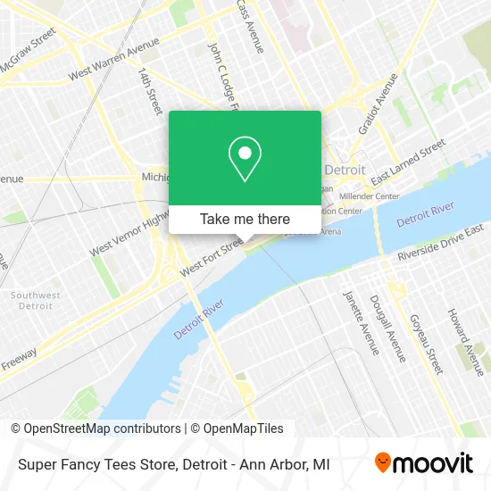 Super Fancy Tees Store map