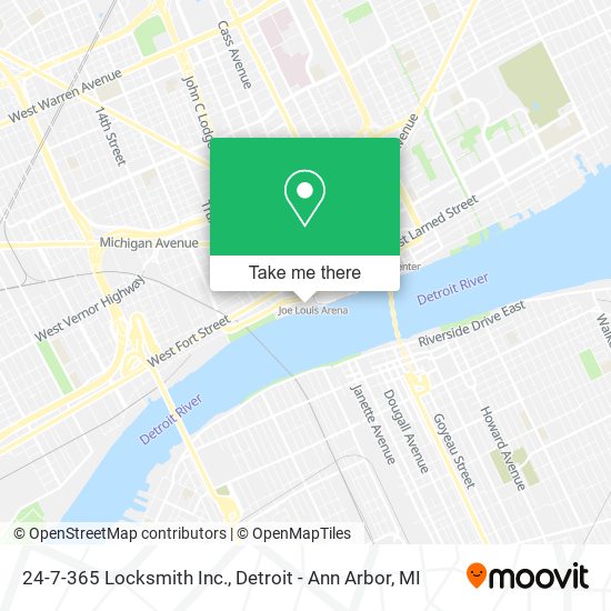 24-7-365 Locksmith Inc. map