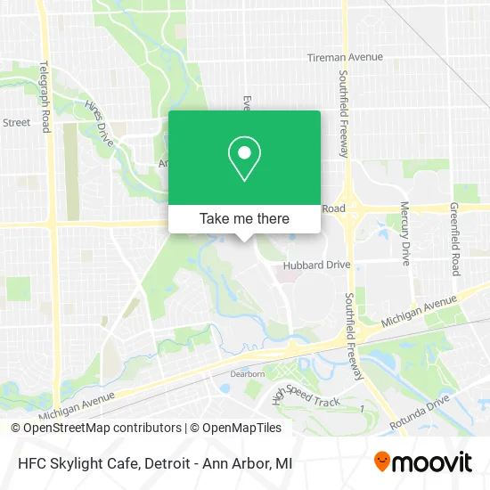 HFC Skylight Cafe map