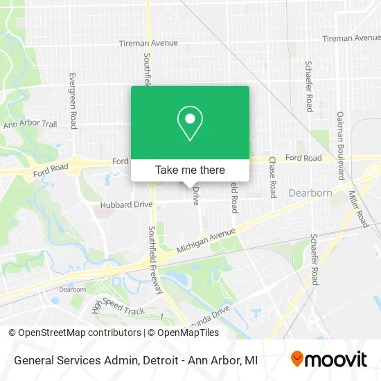 General Services Admin map