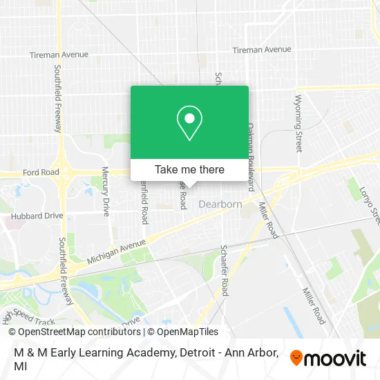 Mapa de M & M Early Learning Academy