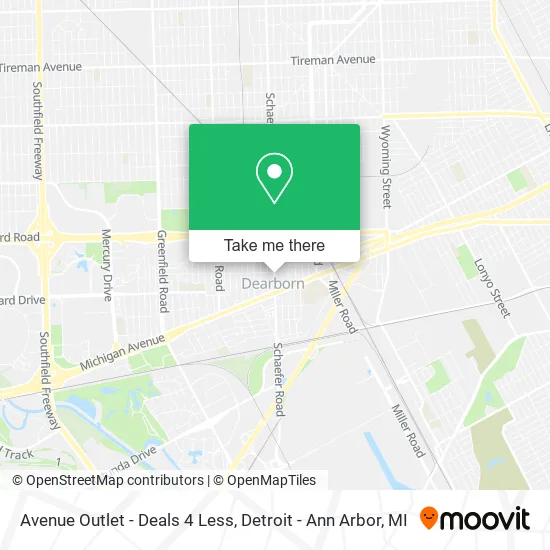 Avenue Outlet - Deals 4 Less map