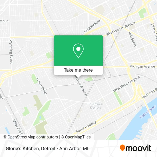 Gloria's Kitchen map