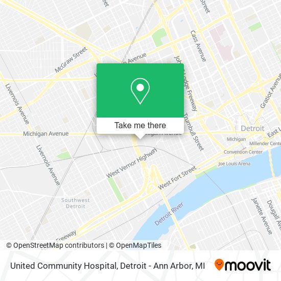 Mapa de United Community Hospital