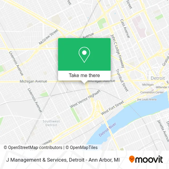 J Management & Services map