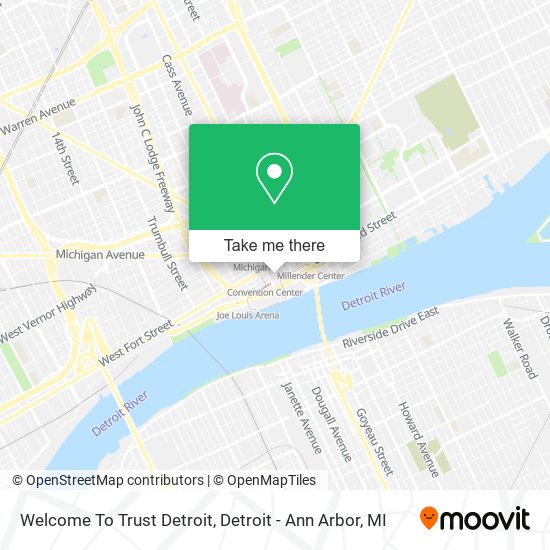 Welcome To Trust Detroit map