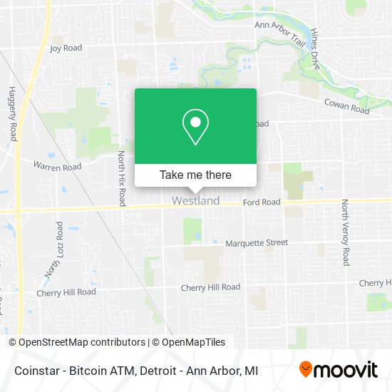 Coinstar - Bitcoin ATM map