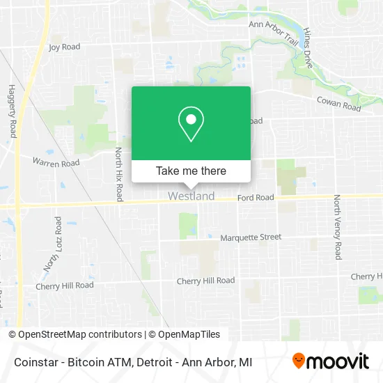 Coinstar - Bitcoin ATM map