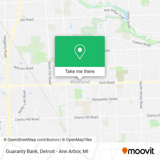 Guaranty Bank map