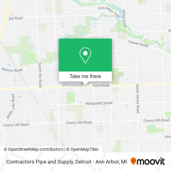 Contractors Pipe and Supply map
