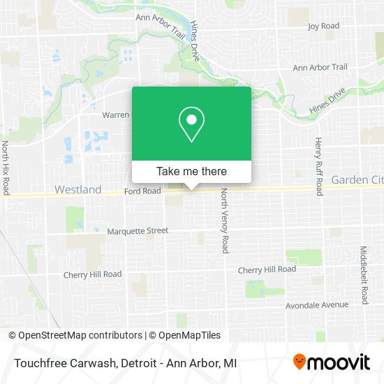 Touchfree Carwash map