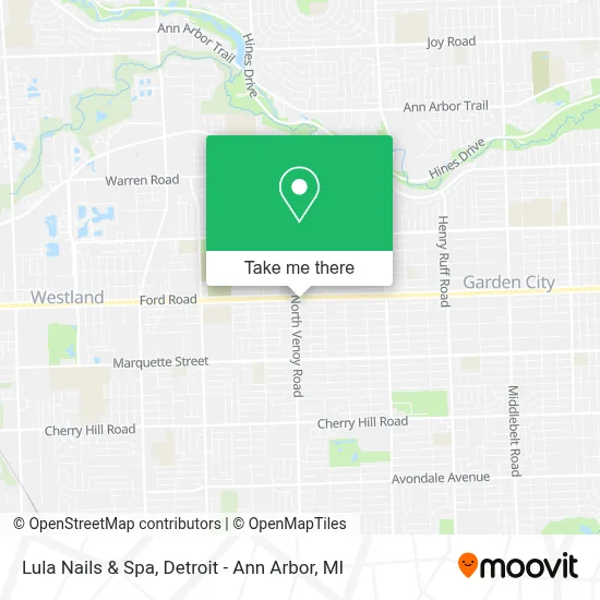 Lula Nails & Spa map