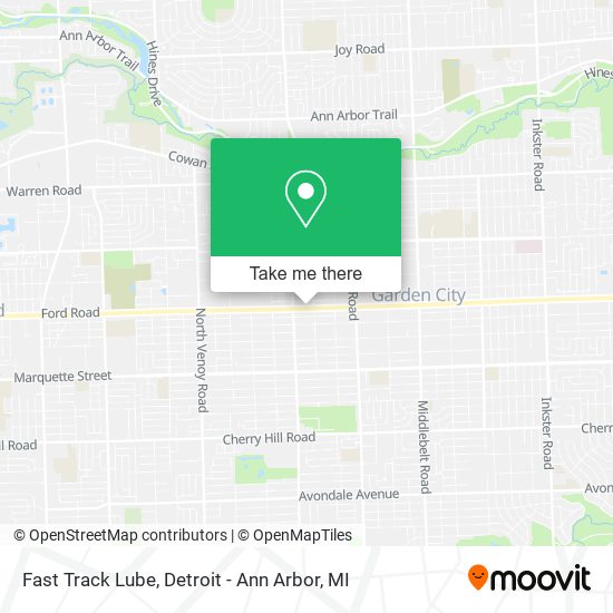 Fast Track Lube map