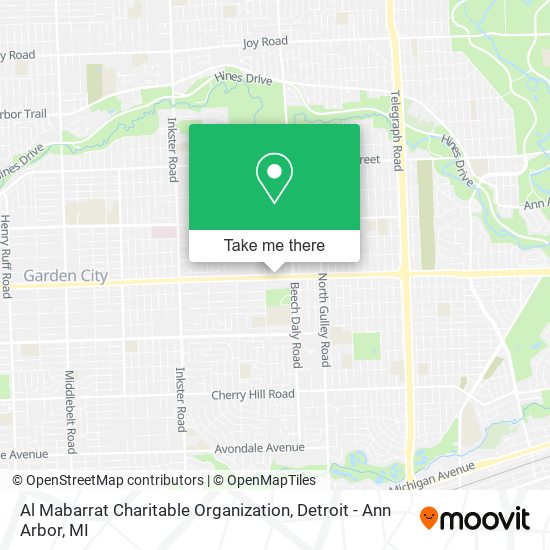 Al Mabarrat Charitable Organization map