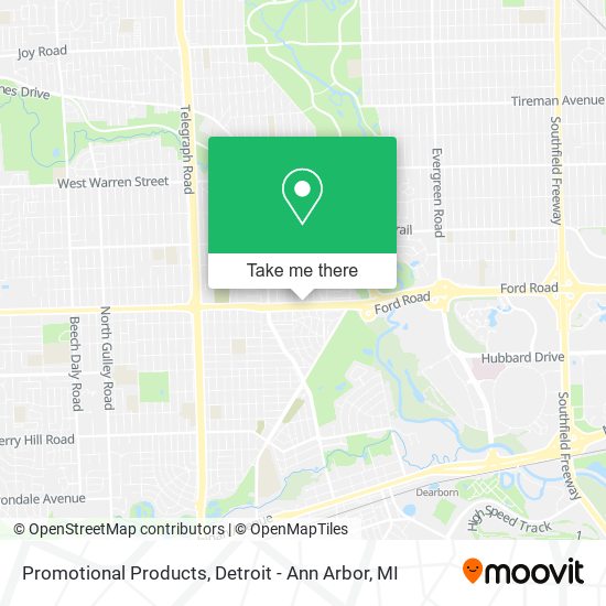 Promotional Products map