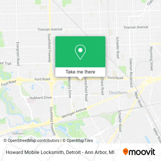 Howard Mobile Locksmith map