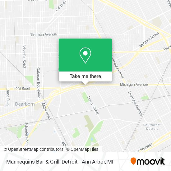 Mannequins Bar & Grill map