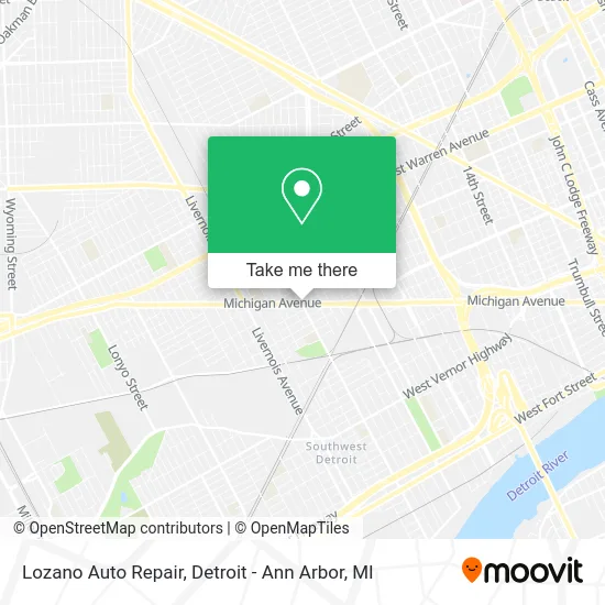 Lozano Auto Repair map