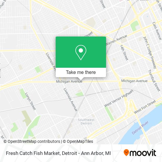 Fresh Catch Fish Market map