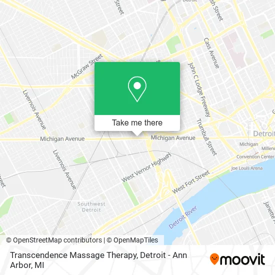 Transcendence Massage Therapy map