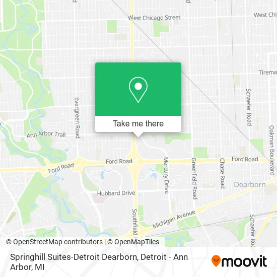 Springhill Suites-Detroit Dearborn map