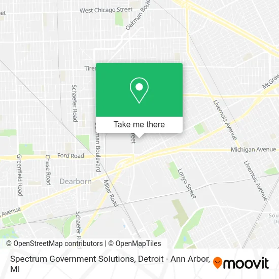 Spectrum Government Solutions map
