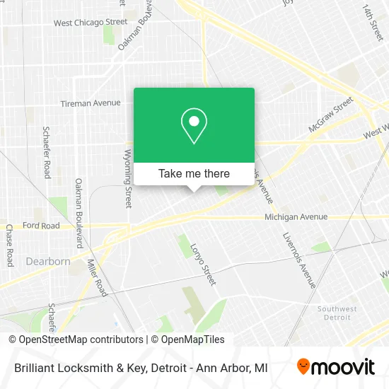 Brilliant Locksmith & Key map