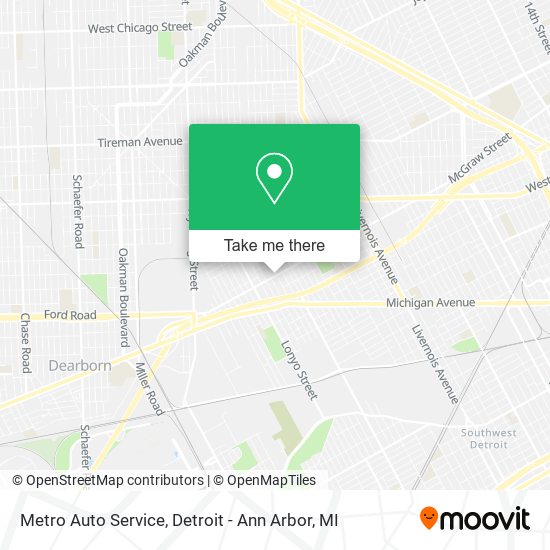 Metro Auto Service map