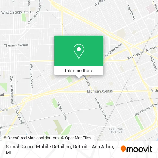Splash Guard Mobile Detailing map