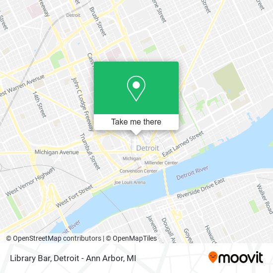 Library Bar map