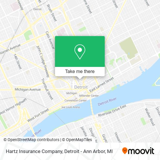 Hartz Insurance Company map