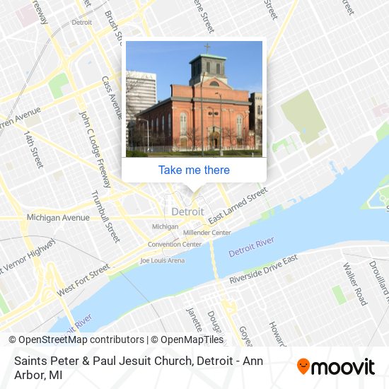 Saints Peter & Paul Jesuit Church map