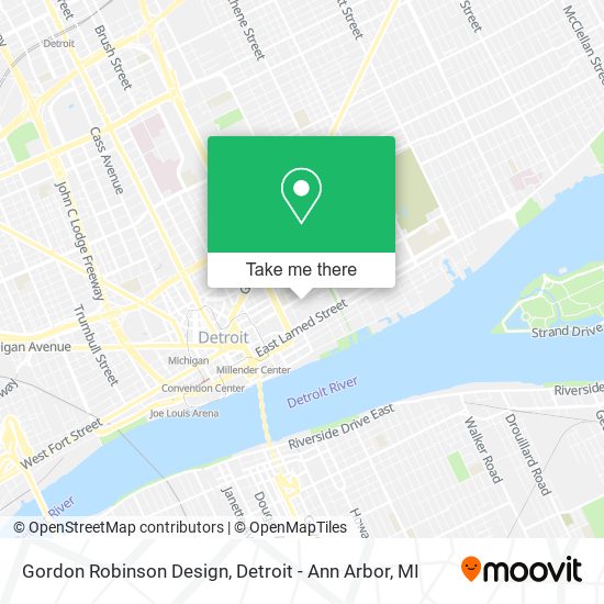Gordon Robinson Design map