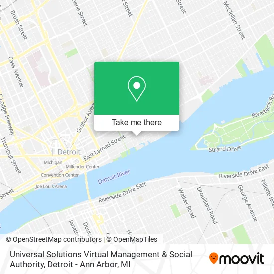 Universal Solutions Virtual Management & Social Authority map
