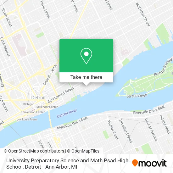 University Preparatory Science and Math Psad High School map