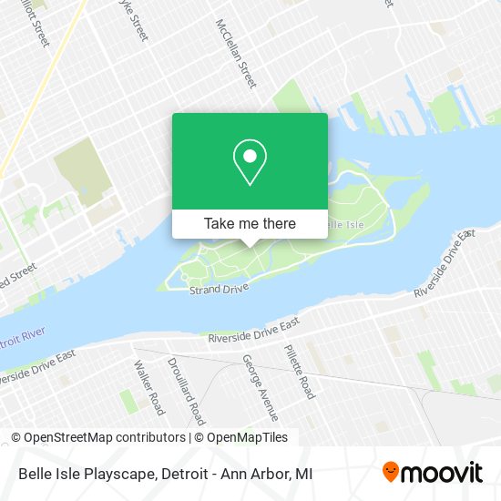 Belle Isle Playscape map