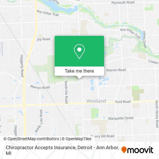 Mapa de Chiropractor Accepts Insurance