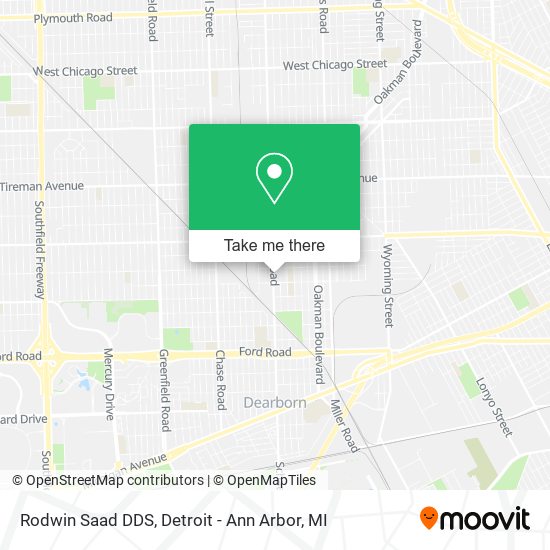 Rodwin Saad DDS map