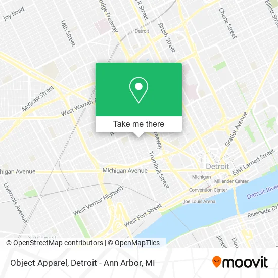 Object Apparel map