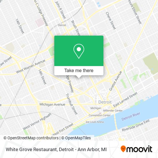 Mapa de White Grove Restaurant