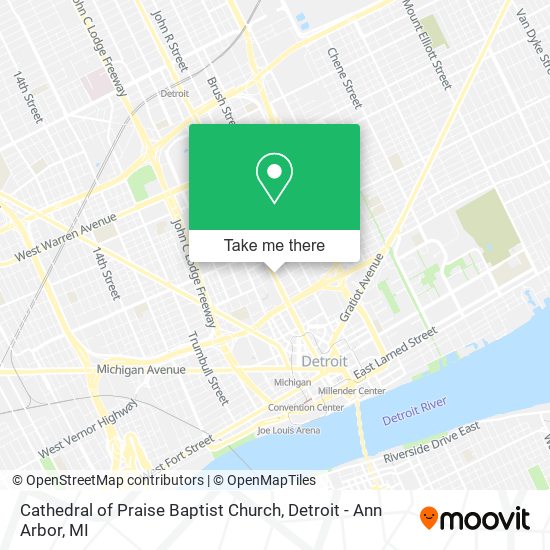 Cathedral of Praise Baptist Church map