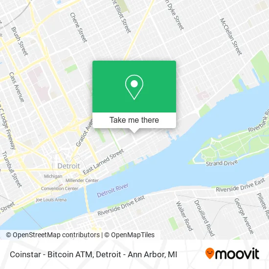 Coinstar - Bitcoin ATM map