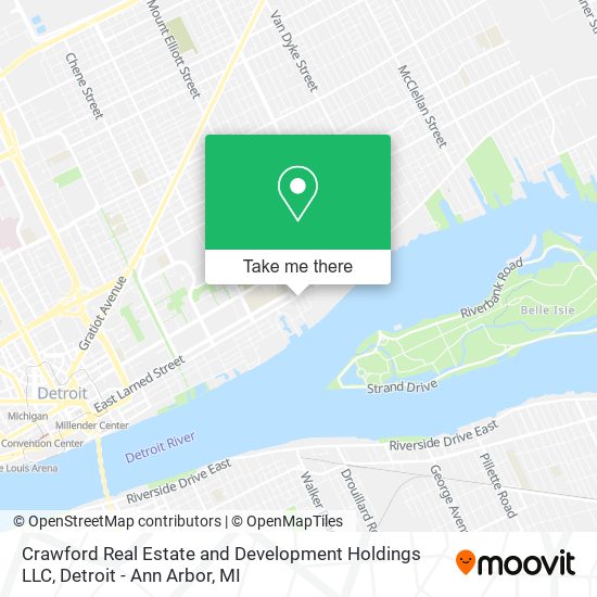 Crawford Real Estate and Development Holdings LLC map