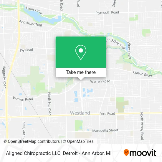Aligned Chiropractic LLC map