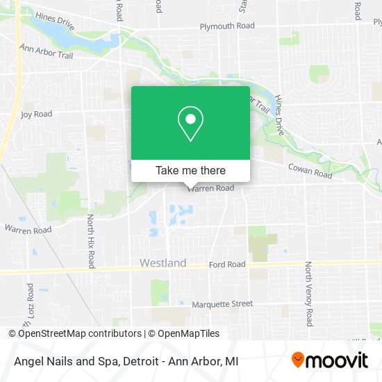 Mapa de Angel Nails and Spa