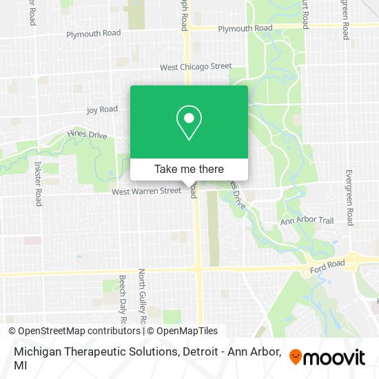 Michigan Therapeutic Solutions map