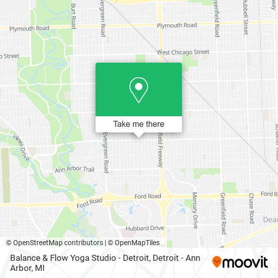 Balance & Flow Yoga Studio - Detroit map