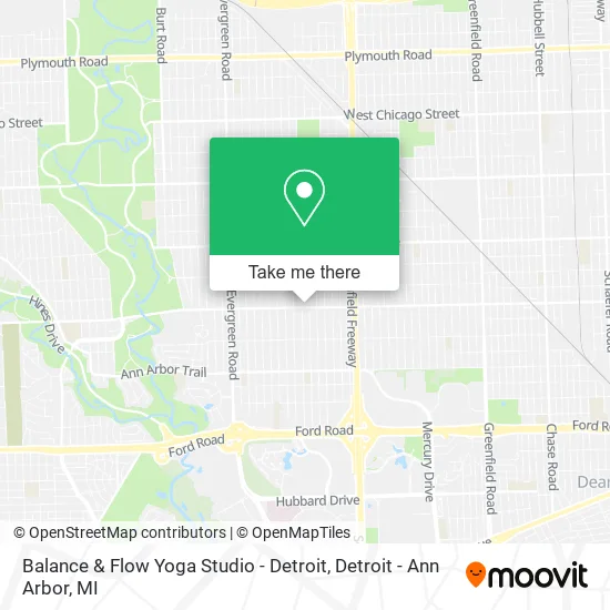 Balance & Flow Yoga Studio - Detroit map