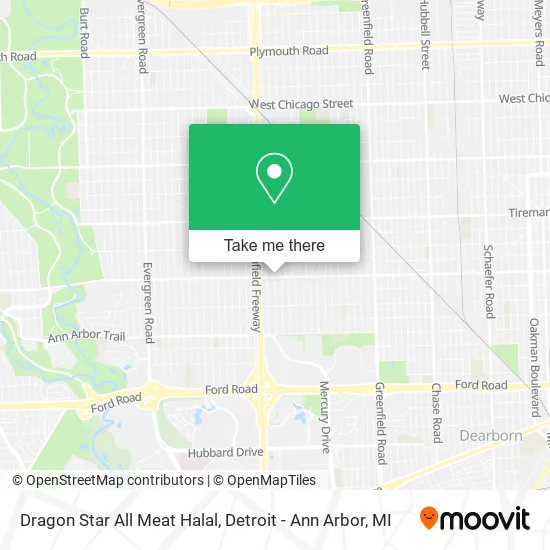 Mapa de Dragon Star All Meat Halal