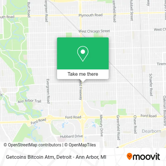 Getcoins Bitcoin Atm map